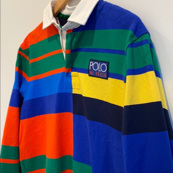 NEW Men’s Polo Ralph Lauren Hi Tech Rugby Shirt - Picture 2 of 7